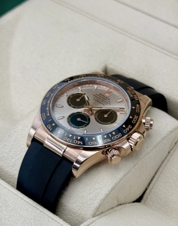 NEW 2025 Daytona Assembled 90% 40mm 126515LN Rose Gold Oysterflex Sundust Dial