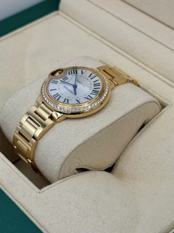 Ballon Assembled Bleu De CT 33mm WJBB0042 Silver Dial