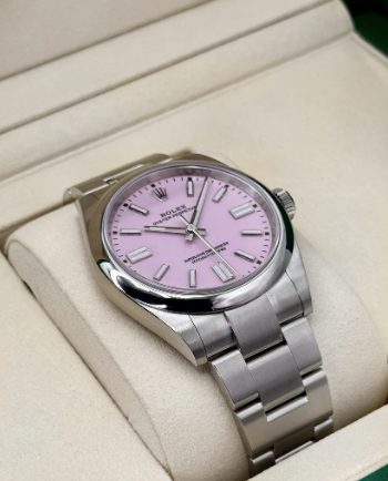 NEW 2025 Oyster Perpetual Assembled (100) 41mm 134300 Candy Pink Dial