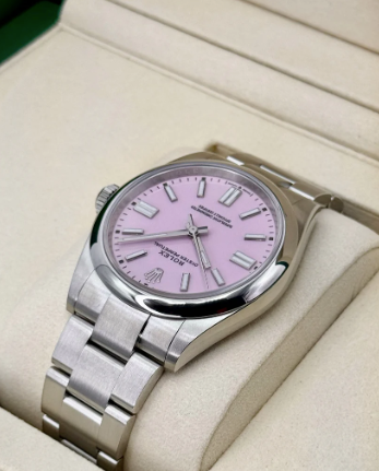 NEW 2025 Oyster Perpetual Assembled (100) 41mm 134300 Candy Pink Dial