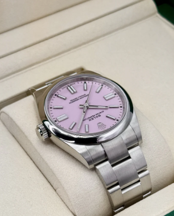 NEW 2025 Oyster Perpetual Assembled (100) 41mm 134300 Candy Pink Dial