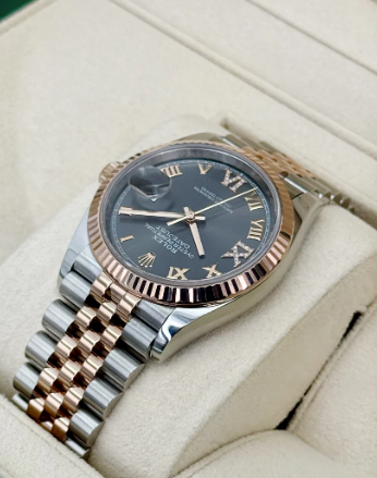 Datejust Assembled (100) 36mm 126231 Two-Tone Jubilee Slate Rhodium Diamond Dial