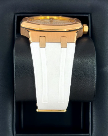 AP Assembled 90% Royal Oak 41mm 15400OR Rose Gold White Dial