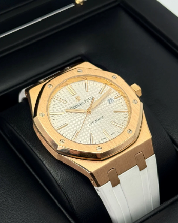 AP Assembled 90% Royal Oak 41mm 15400OR Rose Gold White Dial