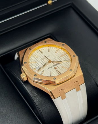 AP Assembled 90% Royal Oak 41mm 15400OR Rose Gold White Dial
