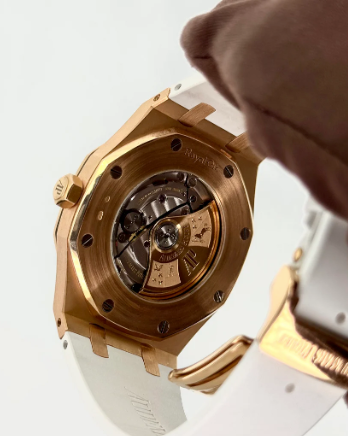 AP Assembled 90% Royal Oak 41mm 15400OR Rose Gold White Dial