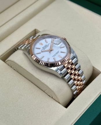 NEW 2025 Datejust Assembled (100) 36mm 126231 Two-Tone Jubilee White Dial