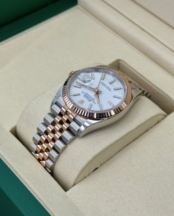 NEW 2025 Datejust Assembled (100) 36mm 126231 Two-Tone Jubilee White Dial