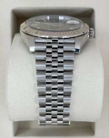 Datejust Zusammengebaut (100) 41m 126334 Jubilee Rhodium Zifferblatt
