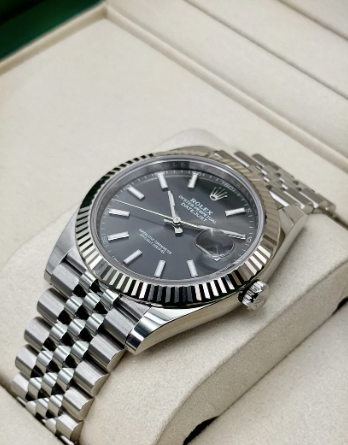 Datejust Zusammengebaut (100) 41m 126334 Jubilee Rhodium Zifferblatt