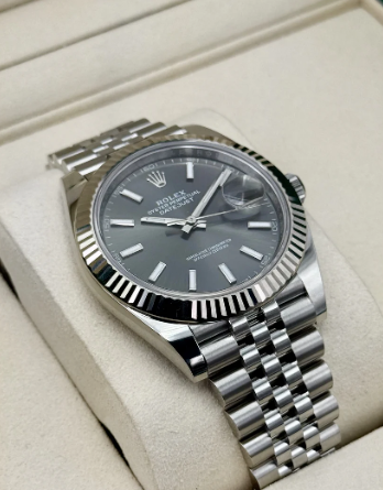 Datejust Zusammengebaut (100) 41m 126334 Jubilee Rhodium Zifferblatt