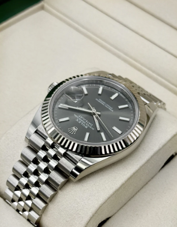 Datejust Zusammengebaut (100) 41m 126334 Jubilee Rhodium Zifferblatt