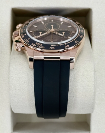 NUOVO 2025 Daytona Assemblato 40mm 126515LN Oro rosa Cinturino Oysterflex Quadrante cioccolato