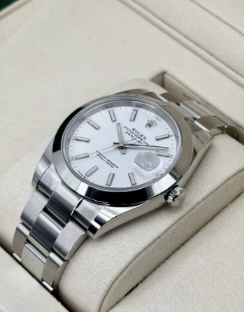 NEW 2025 Datejust Assembled (100) 41mm 126300 Stainless Steel Oyster White Dial