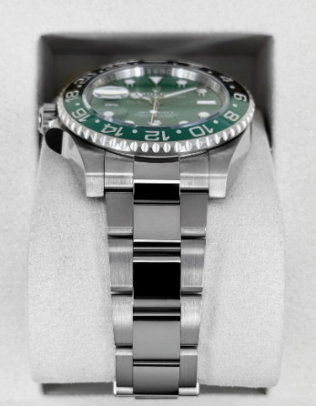NOUVEAU 2025 GMT-Master II Assemblé (100) "Sprite" Cadran Vert 40mm 126729VTNR Oyster Plaqué Or