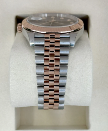 Datejust Samlet (100) 41mm 126331 Tofarvet Chokolade Diamant Skive