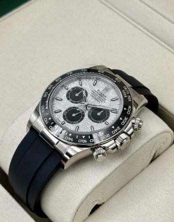 NY 2026 Samlet 40mm 126519LN Hvidguld Oysterflex Meteoritskive