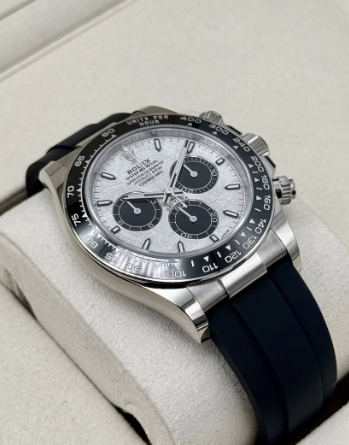NY 2026 Samlet 40mm 126519LN Hvidguld Oysterflex Meteoritskive