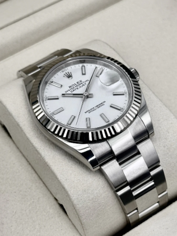 NEW 2026 Datejust Assembled (100) 41mm 126334 Stainless Steel Oyster White Dial