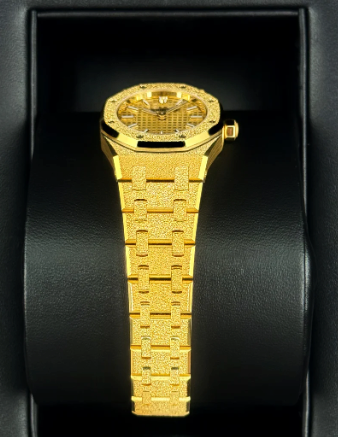 AP Assembled 90% Royal Oak 23mm mini frosted gold-plated