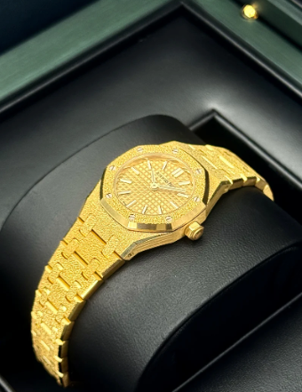 AP Assembled 90% Royal Oak 23mm mini frosted gold-plated