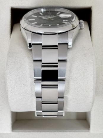 NEU 2026 Datejust, montiert (100), 36 mm, 126200, Edelstahl, grünes Oyster-Ombre-Zifferblatt