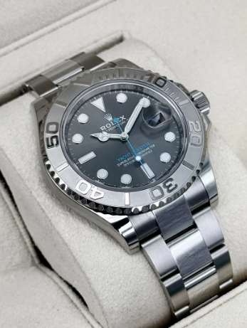 Yacht-Master Assemblato (100) 40mm 126622 Acciaio Inossidabile Quadrante Rodio