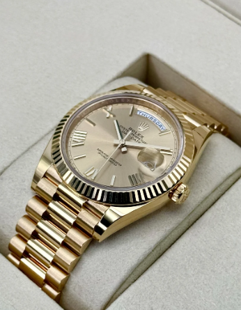 Day-Date Assembled 40mm 228238 Presidential Champagne Roman Numeral Dial