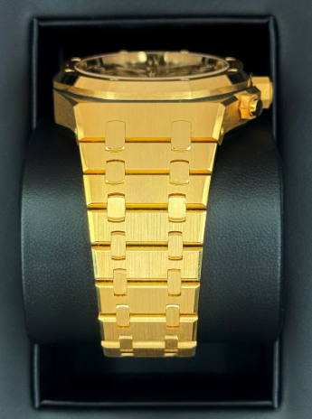 AP Assemblato al 90% Royal Oak Chronograph 41mm 26240BA Quadrante dorato