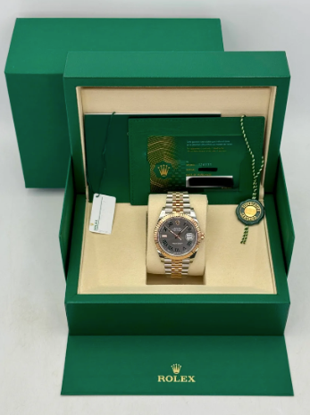Datejust Assemblato (100) 41mm 126331 Bicolore Jubilee Quadrante Wimbledon