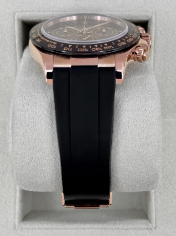 Daytona Assemblato (100) 40mm 116500LN Quadrante Arabo Cioccolato Acciaio placcato oro rosa Quadrante