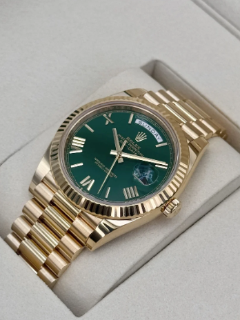 NEW 2026 Day-Date Assembled 40mm 228238 Presidential Green Dial