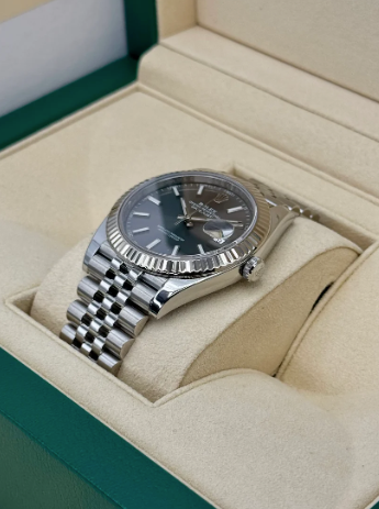 Datejust montiert (100) 36m 126334 Jubilee-Rhodium-Zifferblatt