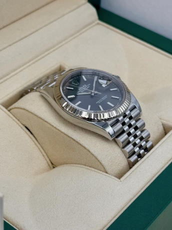 Datejust montiert (100) 36m 126334 Jubilee-Rhodium-Zifferblatt