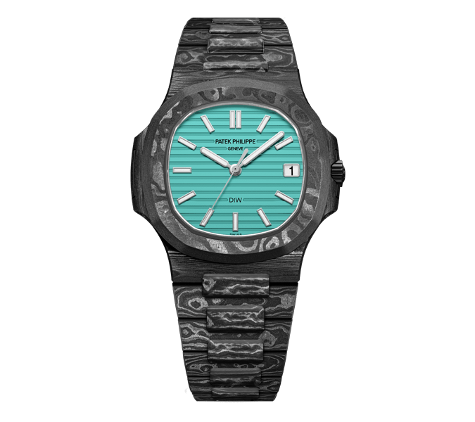Dw Nautilus assembled 40mm All Carbon Celeste