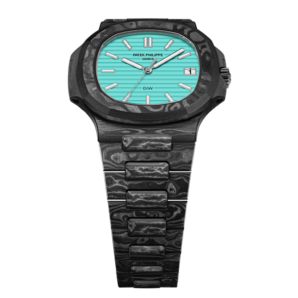 Dw Nautilus assembled 40mm All Carbon Celeste