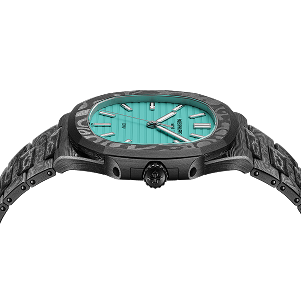 Dw Nautilus assembled 40mm All Carbon Celeste