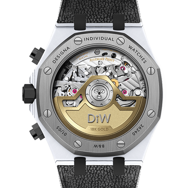 Dw Royal Oak 41 mm sort og hvid