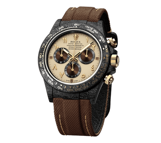 Dw Daytona 40 mm Oyster, monterad Desert Eagle med arabiska siffror