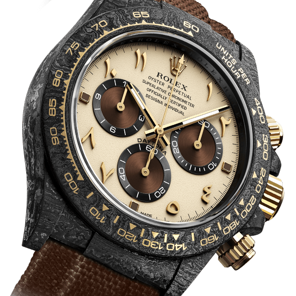 DW Daytona 40 mm Oyster samlet Desert Eagle arabisk