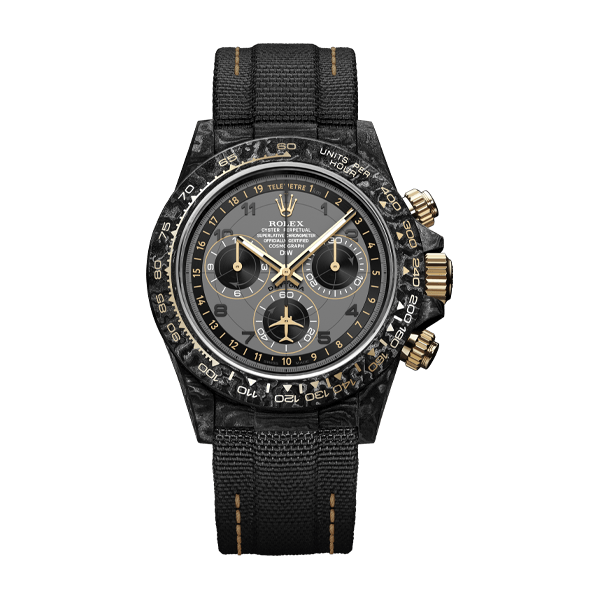 Dw Daytona 40mm Oyster, black Assembled Avia Grey