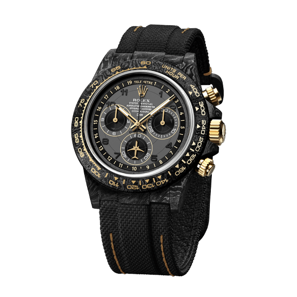 Dw Daytona 40mm Oyster, black Assembled Avia Grey