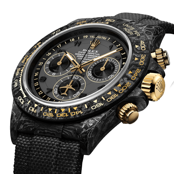 Dw Daytona 40mm Oyster, black Assembled Avia Grey