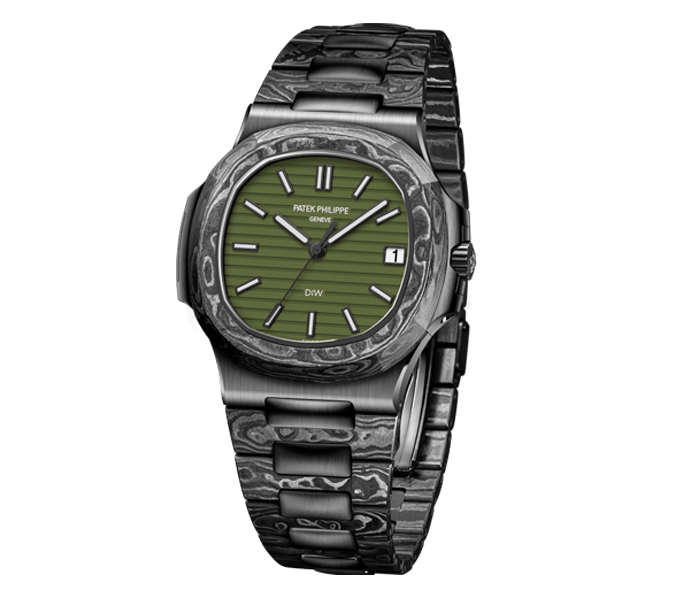 Dw Nautilus assembled 40mm The Black Grail Khaki