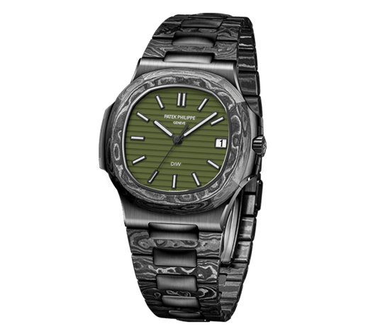 Dw Nautilus assembled 40mm The Black Grail Khaki