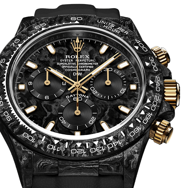DW Daytona 40 mm Oyster samlet sort og guld