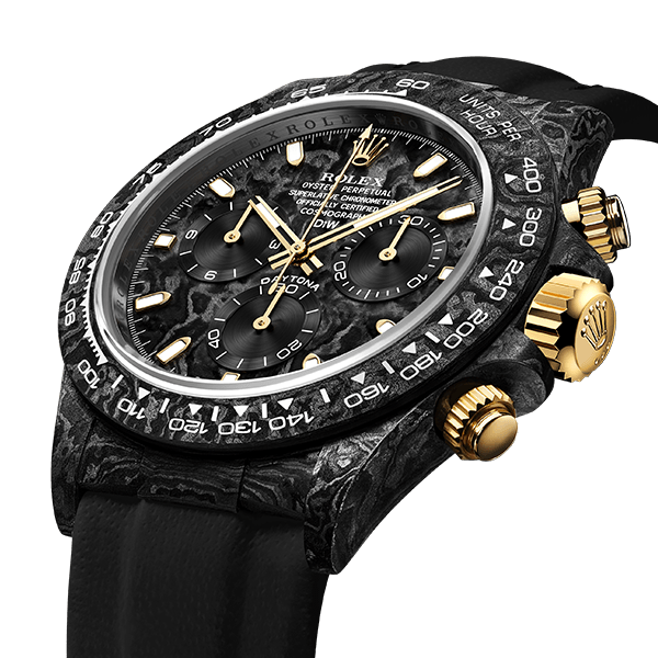 DW Daytona 40 mm Oyster samlet sort og guld