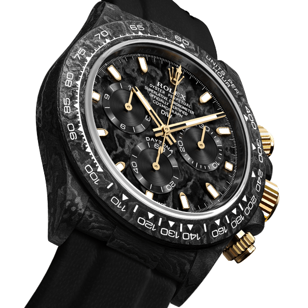 DW Daytona 40 mm Oyster samlet sort og guld