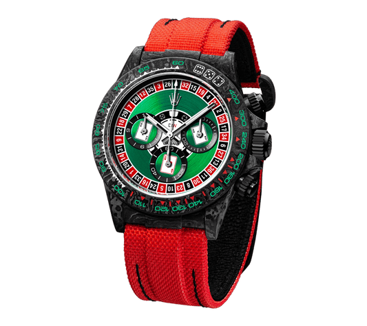 Dw Daytona 40 mm Oyster, monterad Lucky Player (kasino)