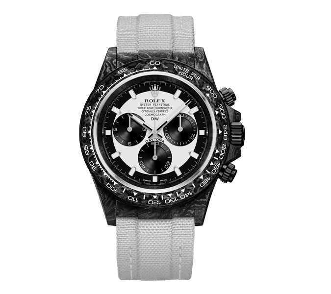 Dw Daytona 41 mm Oyster, sort Samlet cremefarvet